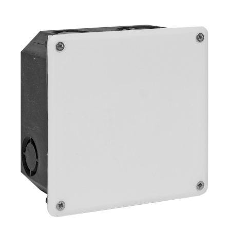Коробка распределительная КМТ-010-006 с крышкой для твердых стен (107х107х50) с саморезами IP20 PROxima EKF