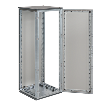 Шкаф напольный CQE ЭМС с дверью и задней панелью ВхШхГ 2000x800x800 мм DKC