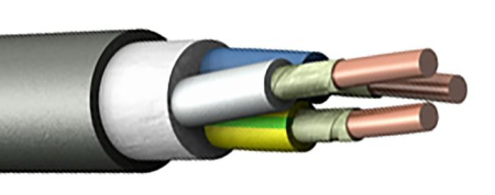 Кабель ВВГнг(А)-FRLS 3х2,5 ок (N.РЕ)-0,66