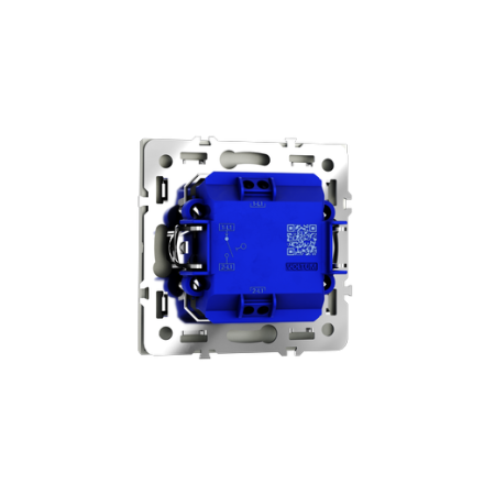 Выключатель встраиваемый Voltum S70 одноклавишный 10А, (сталь)