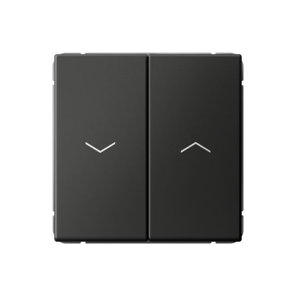 ARTGALLERY 2-клавишный ВЫКЛЮЧАТЕЛЬ ДЛЯ ЖАЛЮЗИ, 2х сх.4, 10А, механизм, БАЗАЛЬТ Systeme Electric