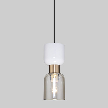 Подвесной светильник с плафоном 1*E27 60Вт латунь IP20 Tandem (50118/1 латунь) Eurosvet