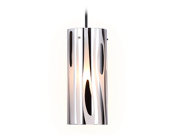 Подвесной светильник со сменной лампой TR3589 CH/SM хром/дымчатый E27 max 40W D100*1050 Ambrella Light