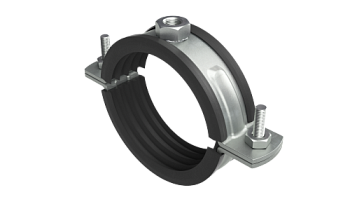 Хомут для высоких нагрузок с изоляцией с гайкой М16 для труб d 8" DKC