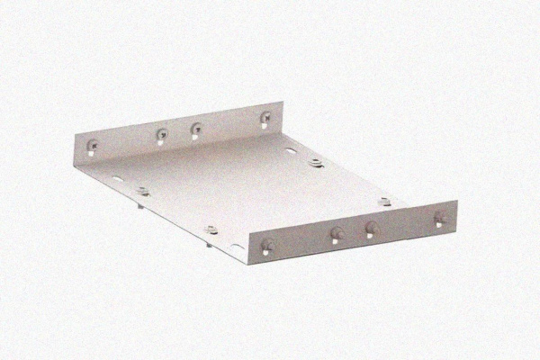 Соединитель лотковый замковый СЛЗ-300х80 УХЛ1, оцинкованный лист, S1,0