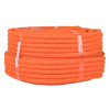 Труба гофр, ПНД тяжелая с протяжкой d20 мм (100 м) оранжевая EKF-Plast