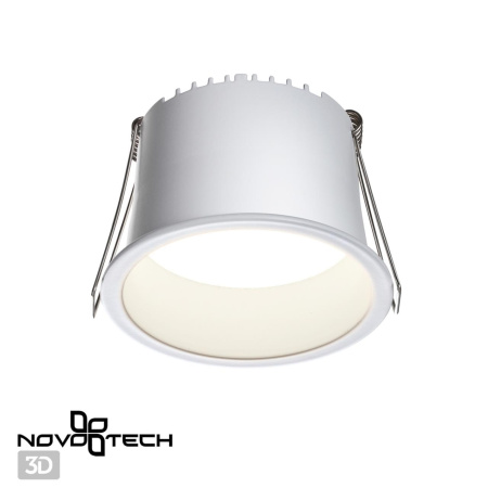 Св-к встр.св/д IP20 LED 4000К 9W 220V TRAN белый NOVOTECH
