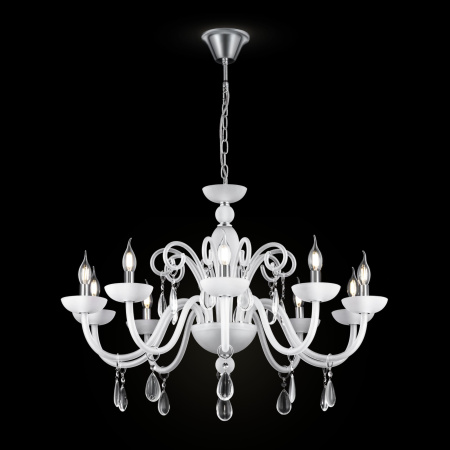 Люстра 10*E14 40Вт Матовый Белый IP20 Cecilia DIA011PL-10W Maytoni