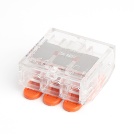 Универсальная компактная клемма 3-проводная STEKKER, LD221-613