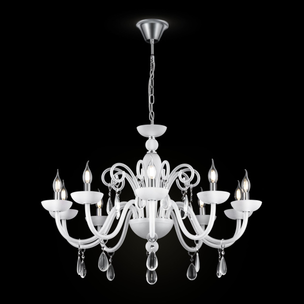 Люстра 10*E14 40Вт Матовый Белый IP20 Cecilia DIA011PL-10W Maytoni