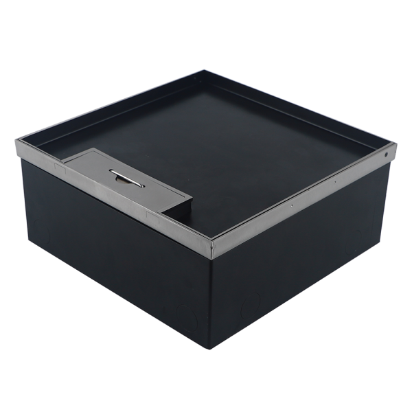 Donel Лючок в пол 18 мод. (6 мод. 45х45 мм. + 6 мод. 22.5х45 мм.) верт. установка, металл, в уровень с напольным покрытием