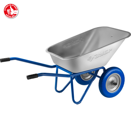 Строительная двухколесная тачка ПТ-300 110 л 240 кг ЗУБР