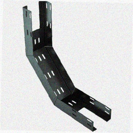 Лоток перфорированный КП 75х50-90 УХЛ1 для поворота трассы вверх на 90, горячее цинкование S1,5