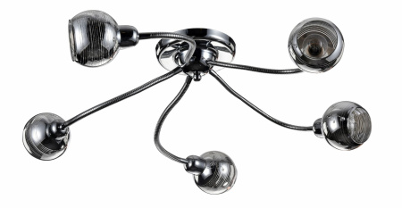 Потолочный светильник 5*E14 40Вт Хром IP20 Cosmo FR5102-CL-05-CH Freya