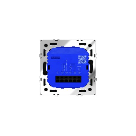 Терморегулятор электронный Voltum S70 с индикацией и датчиком, для теплого пола, (черный матовый)