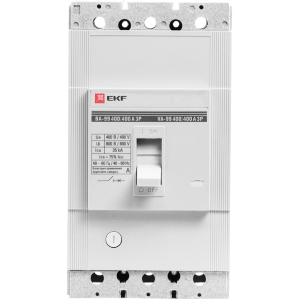 Выключатель автоматический Выключатель автоматический ВА-99 400/315А 3П 35кА EKF PROxima 3 315А 400В 35кА ВА-99/400 EKF