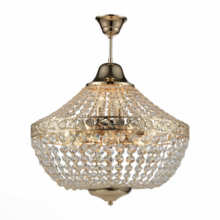 Люстра подвесная Французское золото/Прозрачный E14 11*40Вт SL669.203.11 ST LUCE