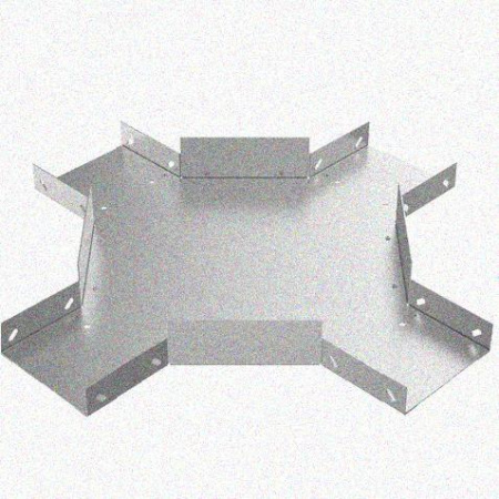 Лоток крестообразный замковый перфорированный КМЗ 150х65 УТ1,5, горячее цинкование S1,5