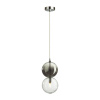 Подвес G9 1*40W TWIXY хром/дымчатый/стекло ODEON LIGHT