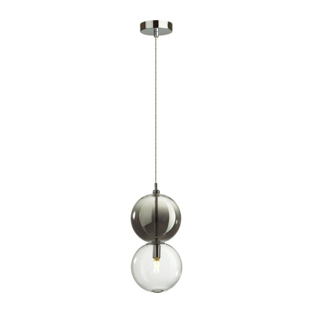Подвес G9 1*40W TWIXY хром/дымчатый/стекло ODEON LIGHT