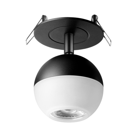 Св-к встр.IP20 GU10 9W 220V GARN черный NOVOTECH