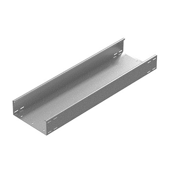 Промышленный лоток кабельный неперфорированный 150х110х3000, толщ. 2,0 мм, гор. цинк Ostec