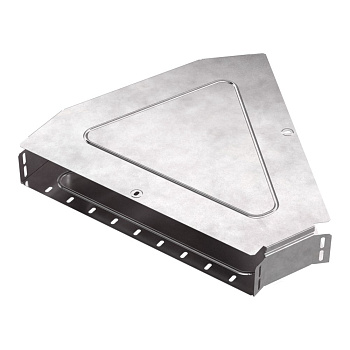 Угол горизонтальный 45 градусов с крышкой Стандарт 500х80 Промрукав