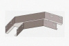 Лоток угловой замковый глухой КГЗГ 200х80-90 УТ1,5 поворот на 90, горячее цинкование, S1,5
