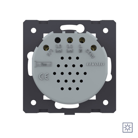 Одноклавишный сенсорный выключатель сухой контакт (механизм) Livolo