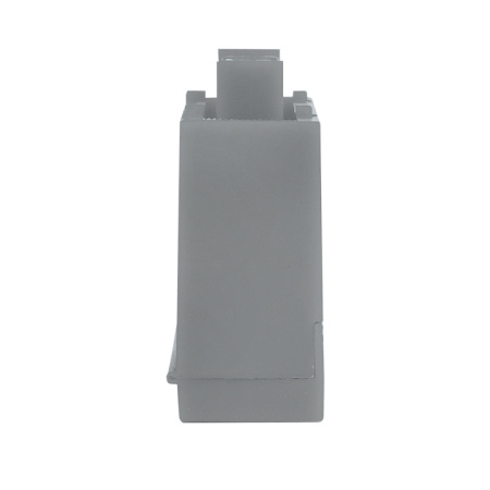 Шина "фаза" L (6х9мм) 8 отверстий латунь серый изолированный корпус на DIN-рейку PROxima EKF