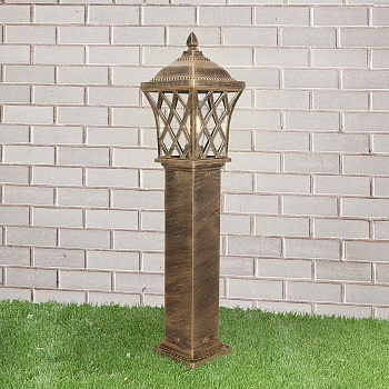 Ландшафтный светильник 1*E27 черное золото IP44 Cassiopeya F (a039870) Elektrostandard