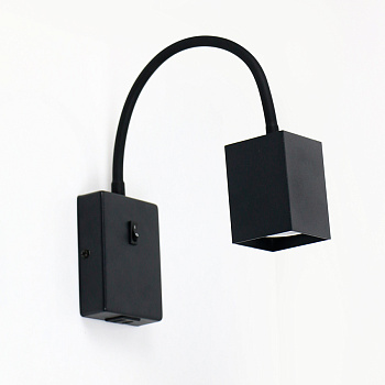 Бра на гибком основании GWL-GU10-M-IP20 Черный Библиотека General