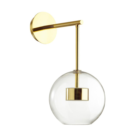Бра с выкл LED 12W 4000K BUBBLES BUBBLES золотой/прозрачный ODEON LIGHT