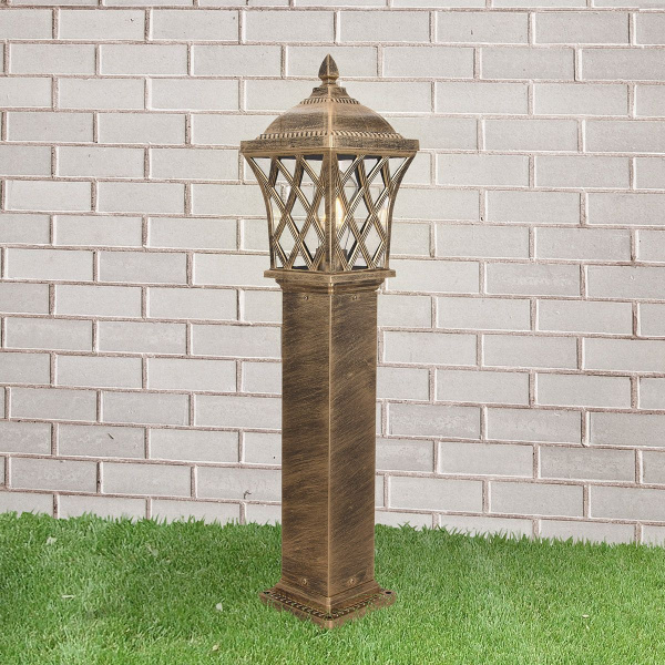 Ландшафтный светильник 1*E27 черное золото IP44 Cassiopeya F (a039870) Elektrostandard