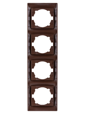 Рамка 4-х постовая вертикальная венге "Лама" TDM