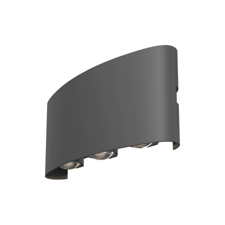 Архитектурная подсветка 6Вт 3000К Серый IP54 Strato O417WL-L6GR3K Outdoor Maytoni