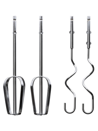 Миксер ручной «Зевс 2», 300 Вт, 5 скоростей, режим «Турбо», 2 комплекта насадок, черный, TDM