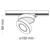 Светильник трековый 12Вт 3000K Белый IP20 Magic TR006-1-12W3K-W Technical