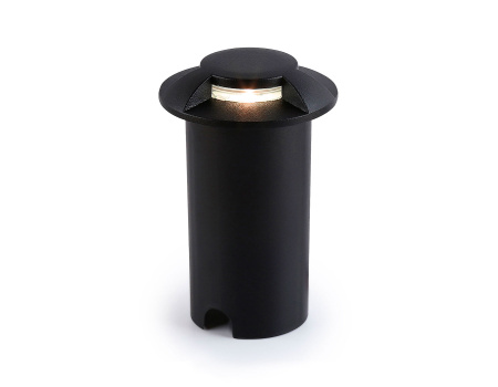 Светильник светодиодный уличный в грунт ST6525 BK черный IP67 LED 4200K 1W D60*93 Ambrella Light