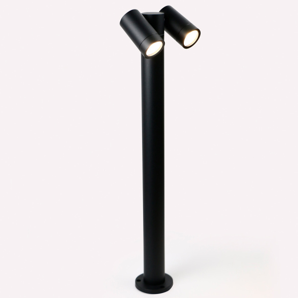 Садово-парковый светильник GPF-2MR16-GU10-R-IP65 Черный Средний Люмикс General