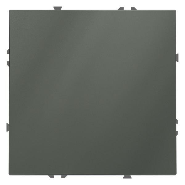 Проходной переключатель встраиваемый Voltum S70 одноклавишный 10А, (титан)