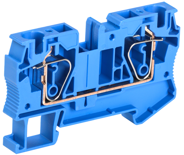 Клемма пружинная КПИ 2в-6 57А синяя IEK