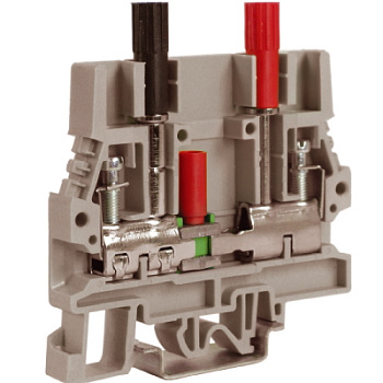 SCB.6/CDGR, тестовый с разъединителем для амперметра 6 кв.мм серый DKC