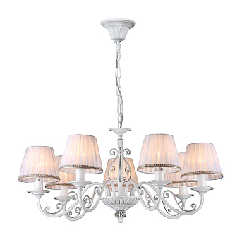 Люстра 7*E14 40Вт Белый IP20 Sunrise FR2290PL-07W Freya