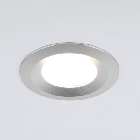 Встраиваемый точечный светильник GU10 серебряный IP20 (a053334) Elektrostandard