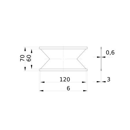 Разделительная пластина 120 мм DKC