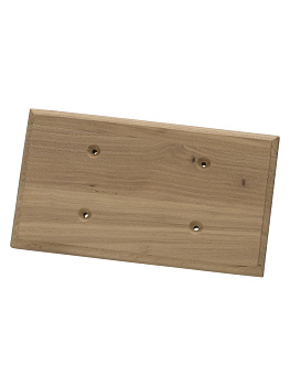 Накладка на бревно деревянная универсальная НБУ 1Пх2 280 мм, под покраску TDM