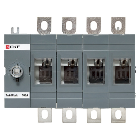 Рубильник 160A 4П без рукоятки управления TwinBlock EKF