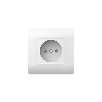Розетка б/з со шторками, 16А, белый NEW3-E CHINT
