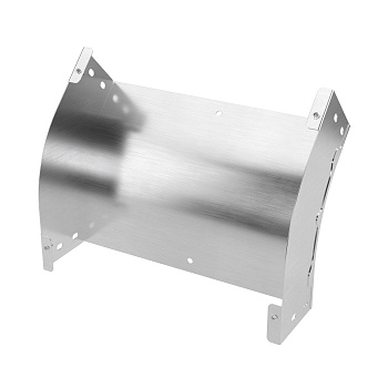 Угол вертикальный внешний 45 градусов 100х300, 1,5 мм, AISI 304 в комплекте с крепежными элементами и соединительными пластинами,необходимыми для монт